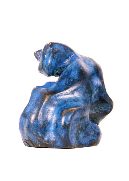 CHAT BLEU bronze PU