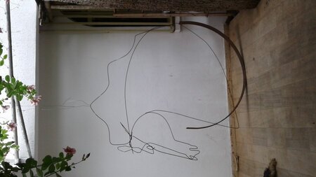 Mobile fil de fer 180x 200cm