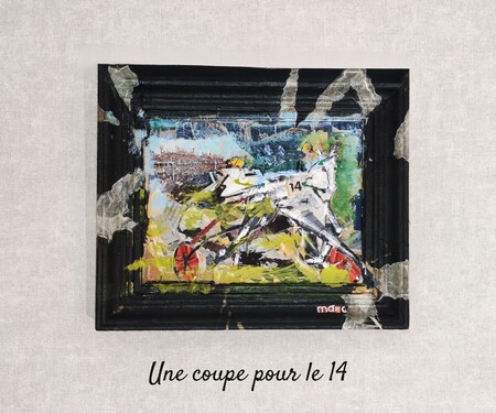 Une coupe pour le 14 (collage)