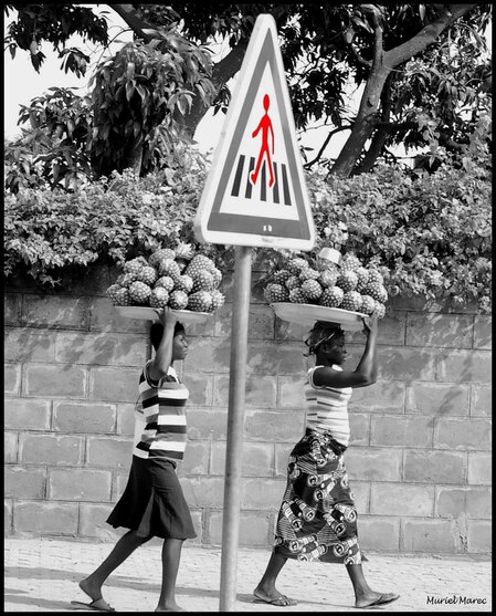 Dans la rue au Togo