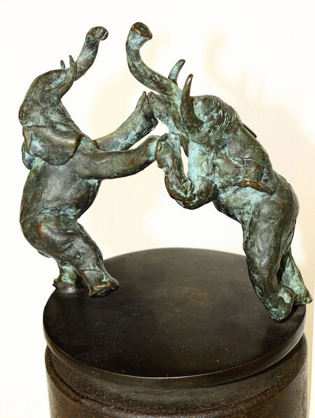 Ca swing ! bronze et acier (plate forme tournante)