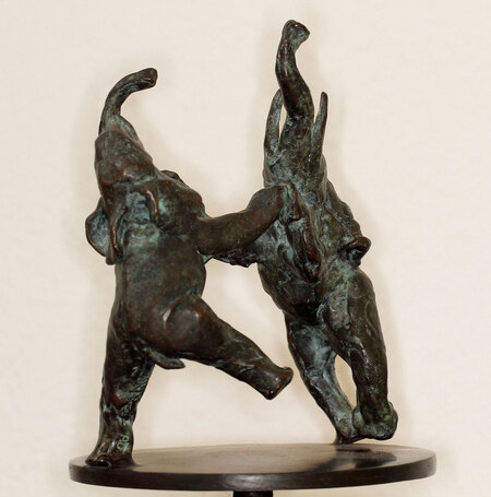 Ca swing ! bronze et acier (plate forme tournante)